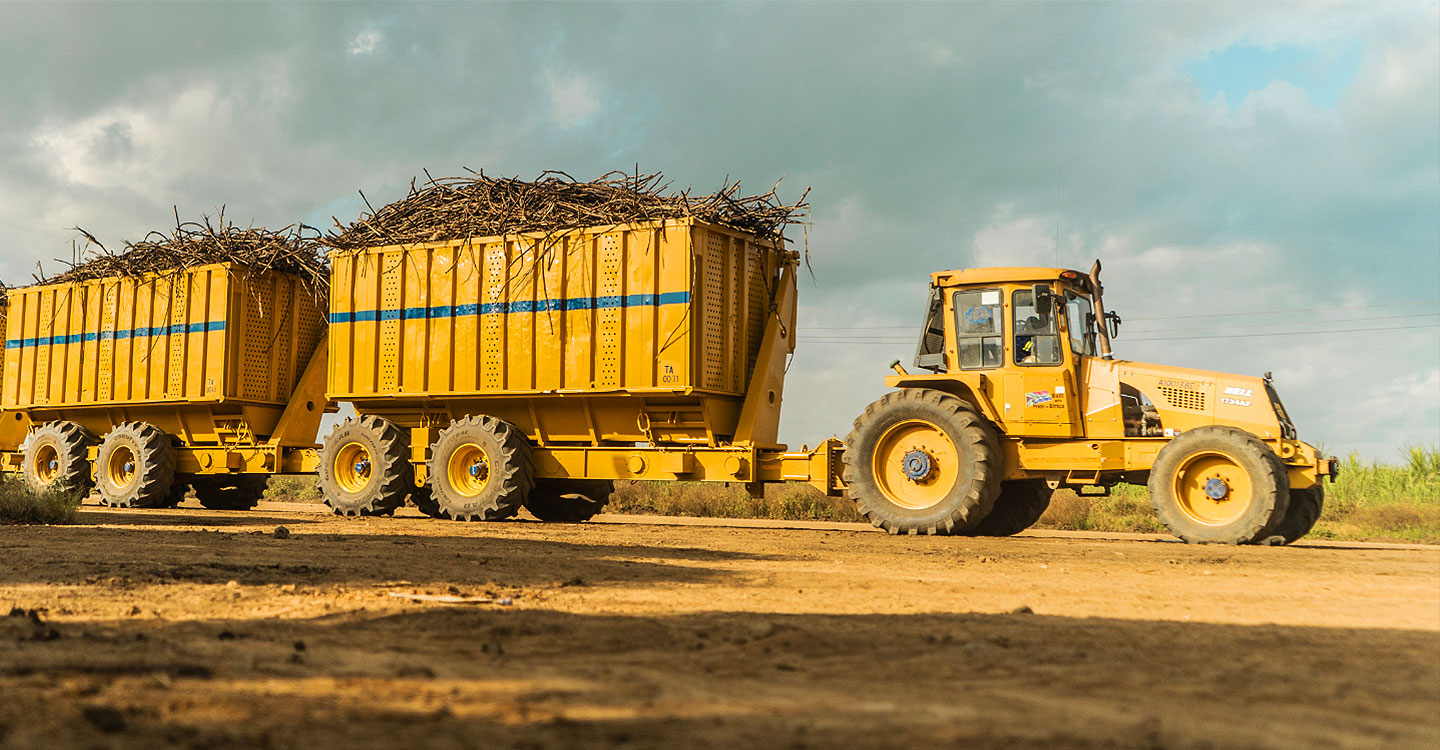 Over 3000 tonnes of sugarcane hauled everyday